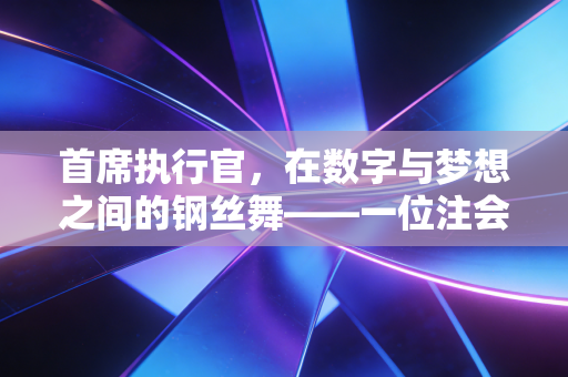 首席执行官,在数字与梦想之间的钢丝舞——一位注会眼中的商业领袖真相