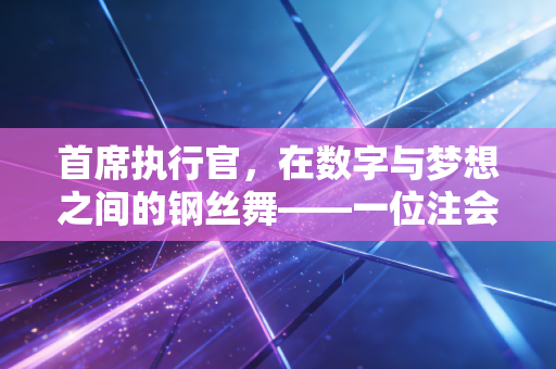 首席执行官,在数字与梦想之间的钢丝舞——一位注会眼中的商业领袖真相