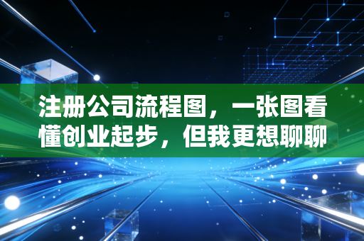 注册公司流程图，一张图看懂创业起步，但我更想聊聊背后的那些坑与真相