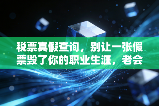 税票真假查询，别让一张假票毁了你的职业生涯，老会计教你如何避坑