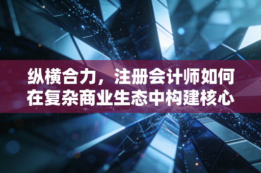 纵横合力，注册会计师如何在复杂商业生态中构建核心竞争力
