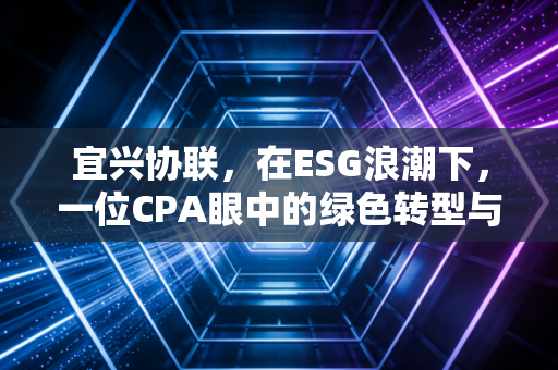 宜兴协联,在ESG浪潮下,一位CPA眼中的绿色转型与财务价值重构