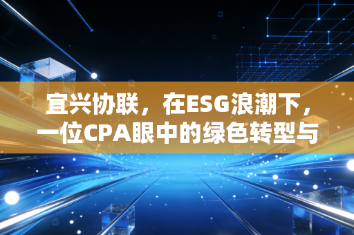 宜兴协联，在ESG浪潮下，一位CPA眼中的绿色转型与财务价值重构