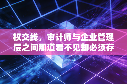 权交线，审计师与企业管理层之间那道看不见却必须存在的生死墙