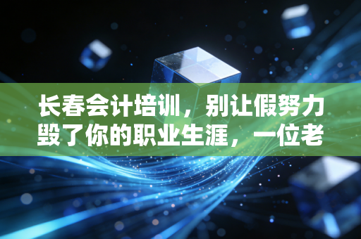 长春会计培训,别让假努力毁了你的职业生涯,一位老CPA的掏心窝子话