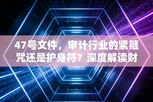 47号文件,审计行业的紧箍咒还是护身符?深度解读财会监督新常态下的我们该何去何从