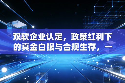 双软企业认定，政策红利下的真金白银与合规生存，一位注会眼中的真实账本