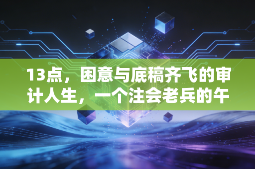 13点，困意与底稿齐飞的审计人生，一个注会老兵的午间碎碎念
