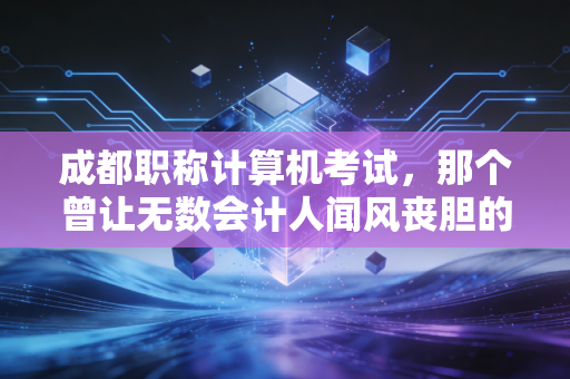 成都职称计算机考试,那个曾让无数会计人闻风丧胆的拦路虎,如今还在吗?
