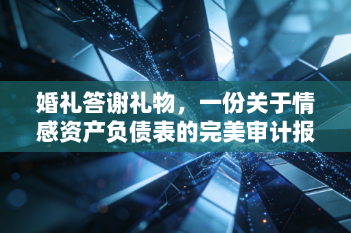 婚礼答谢礼物,一份关于情感资产负债表的完美审计报告