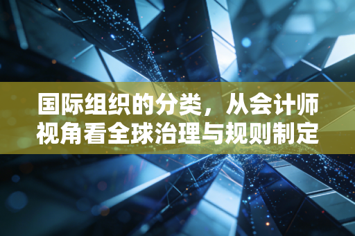 国际组织的分类，从会计师视角看全球治理与规则制定