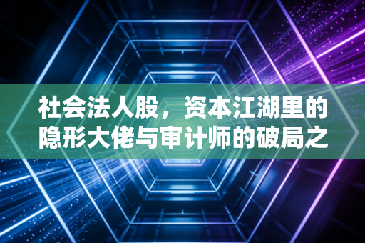 社会法人股，资本江湖里的隐形大佬与审计师的破局之道