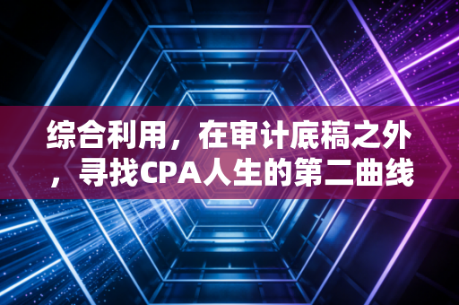 综合利用，在审计底稿之外，寻找CPA人生的第二曲线