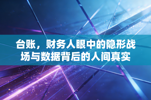 台账，财务人眼中的隐形战场与数据背后的人间真实