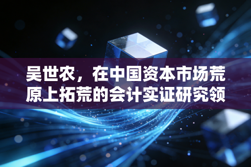 吴世农，在中国资本市场荒原上拓荒的会计实证研究领路人