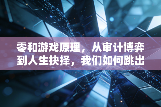 零和游戏原理,从审计博弈到人生抉择,我们如何跳出你死我活的陷阱?