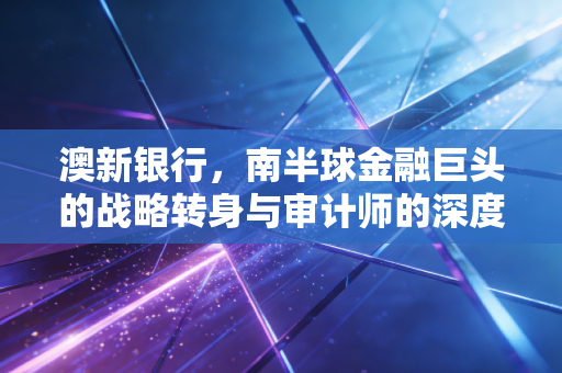 澳新银行,南半球金融巨头的战略转身与审计师的深度观察