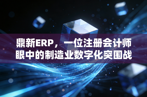 鼎新ERP，一位注册会计师眼中的制造业数字化突围战