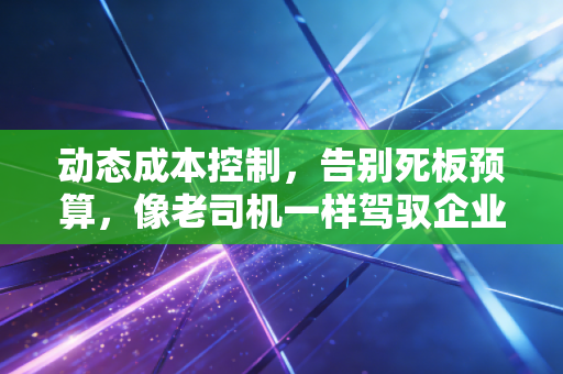 动态成本控制，告别死板预算，像老司机一样驾驭企业的现金流