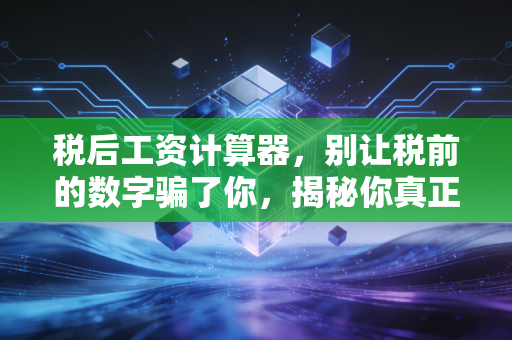 税后工资计算器，别让税前的数字骗了你，揭秘你真正落袋的银子