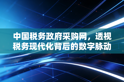 中国税务政府采购网，透视税务现代化背后的数字脉动与行业机遇