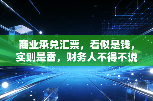 商业承兑汇票,看似是钱,实则是雷,财务人不得不说的血泪史