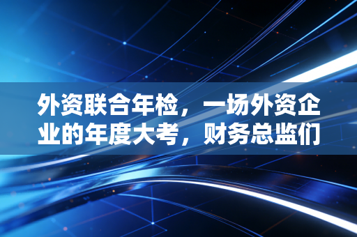 外资联合年检,一场外资企业的年度大考,财务总监们的痛与悟