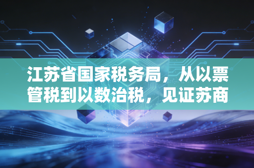 江苏省国家税务局，从以票管税到以数治税，见证苏商背后的税务进化论