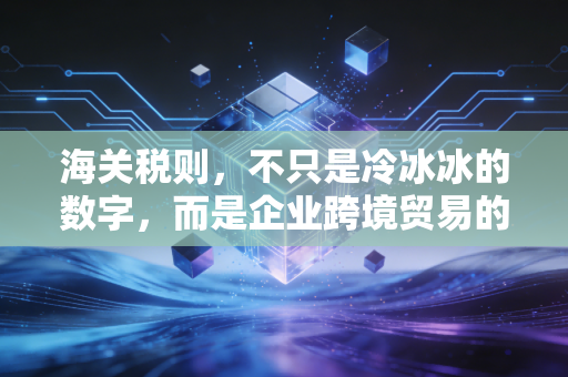 海关税则，不只是冷冰冰的数字，而是企业跨境贸易的生死簿