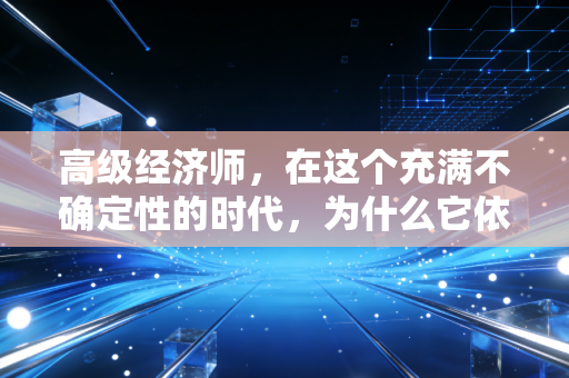 高级经济师，在这个充满不确定性的时代，为什么它依然是财务人的终极追求？