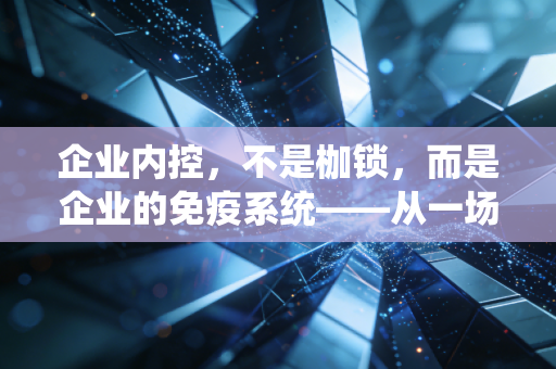 企业内控，不是枷锁，而是企业的免疫系统——从一场采购风波说起