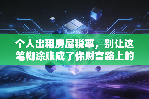 个人出租房屋税率，别让这笔糊涂账成了你财富路上的绊脚石
