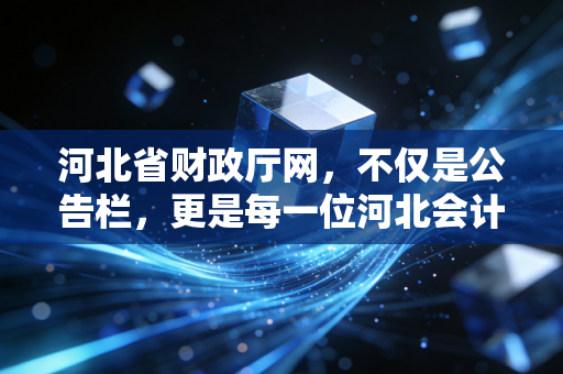 河北省财政厅网,不仅是公告栏,更是每一位河北会计人的隐形导师