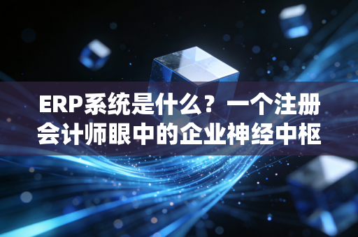 ERP系统是什么？一个注册会计师眼中的企业神经中枢与数字化生存法则