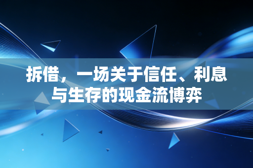 拆借，一场关于信任、利息与生存的现金流博弈