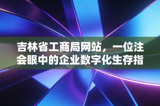 吉林省工商局网站，一位注会眼中的企业数字化生存指南