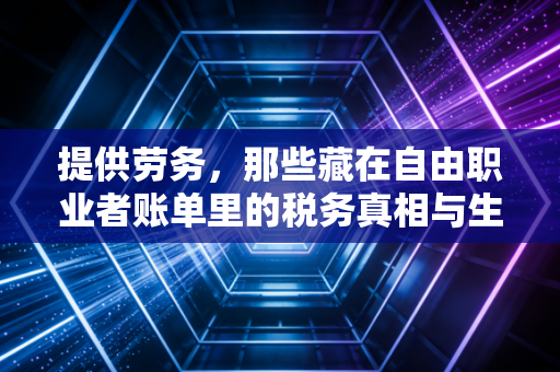 提供劳务，那些藏在自由职业者账单里的税务真相与生存智慧