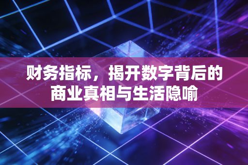 财务指标，揭开数字背后的商业真相与生活隐喻
