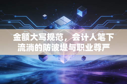金额大写规范，会计人笔下流淌的防波堤与职业尊严