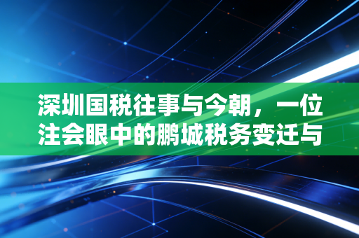 深圳国税往事与今朝，一位注会眼中的鹏城税务变迁与数字化生存