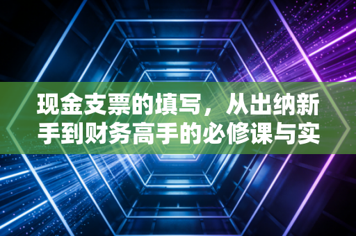 现金支票的填写，从出纳新手到财务高手的必修课与实战复盘