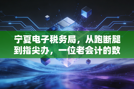 宁夏电子税务局，从跑断腿到指尖办，一位老会计的数字化生存实录