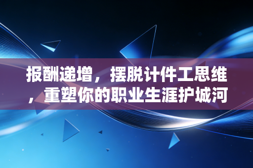 报酬递增，摆脱计件工思维，重塑你的职业生涯护城河