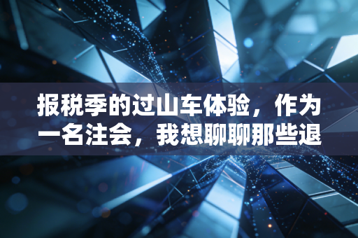 报税季的过山车体验，作为一名注会，我想聊聊那些退税与补税背后的爱恨情仇
