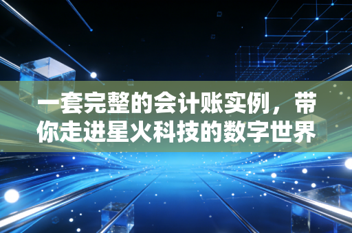 一套完整的会计账实例，带你走进星火科技的数字世界，看懂商业逻辑