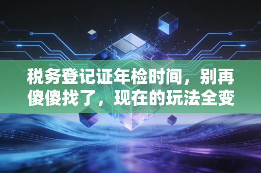 税务登记证年检时间，别再傻傻找了，现在的玩法全变了！