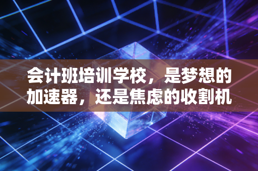 会计班培训学校，是梦想的加速器，还是焦虑的收割机？——一位注会老兵的深度观察