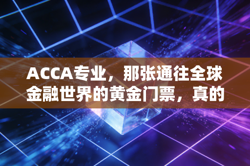 ACCA专业，那张通往全球金融世界的黄金门票，真的适合你吗？