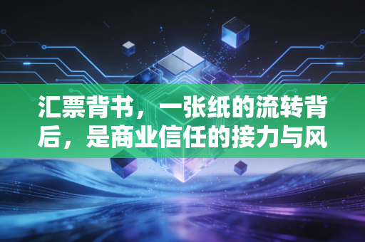 汇票背书，一张纸的流转背后，是商业信任的接力与风险博弈