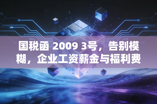 国税函 2009 3号,告别模糊,企业工资薪金与福利费扣除的实操指南与深度思考